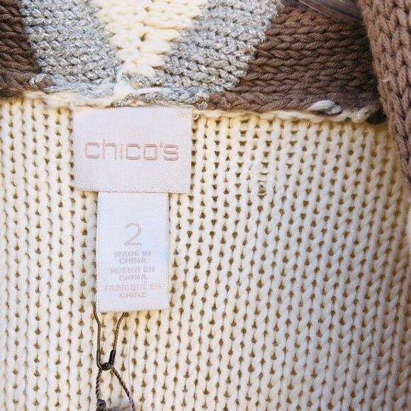 CHICO SWEATER SZ 2 NWT - Picture 2 of 5